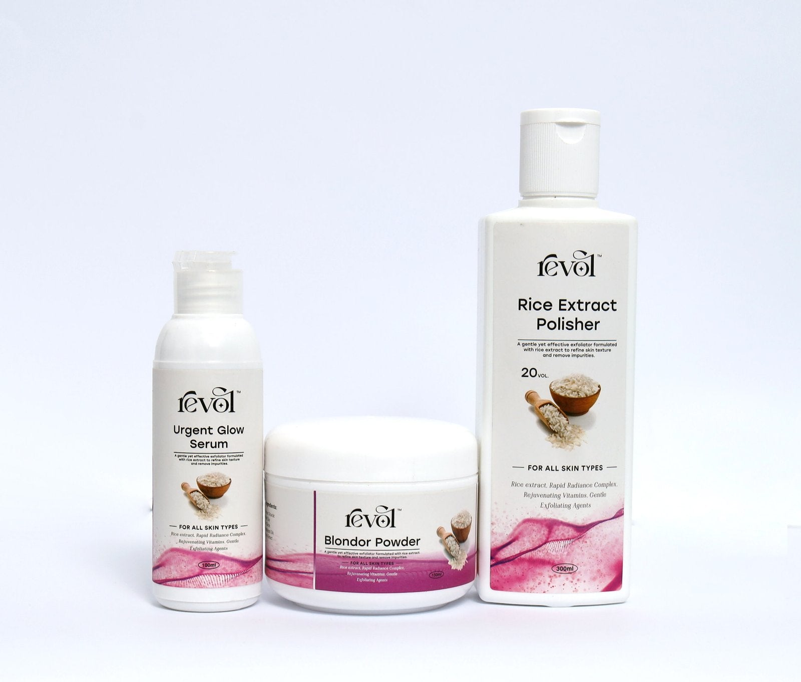 Rice Extract Polisher with Urgent Glow Serum