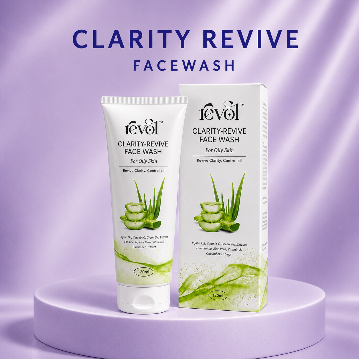 Clarity-Revive Face Wash (For Oily Skin) - 120ML