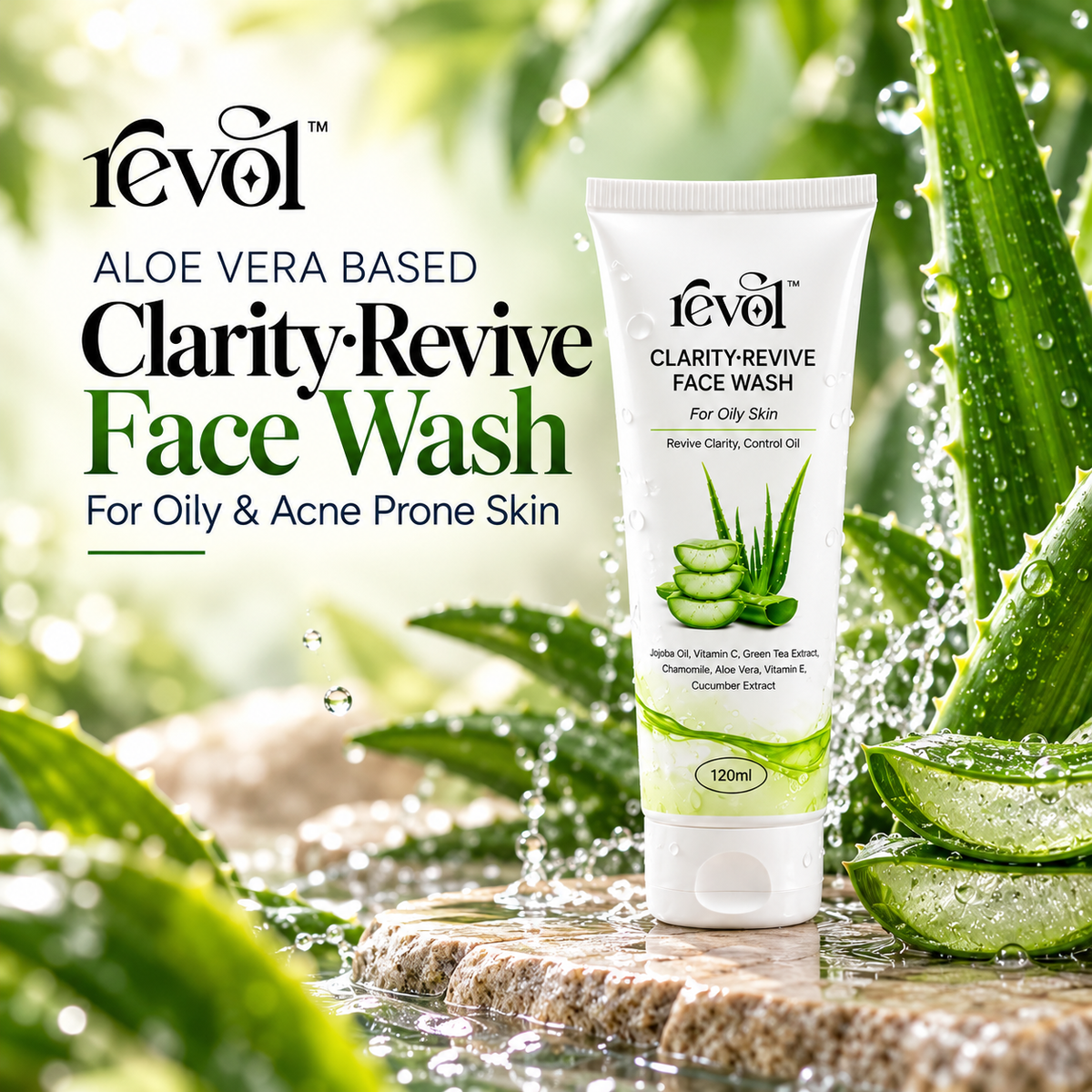 Clarity-Revive Face Wash (For Oily Skin) - 120ML