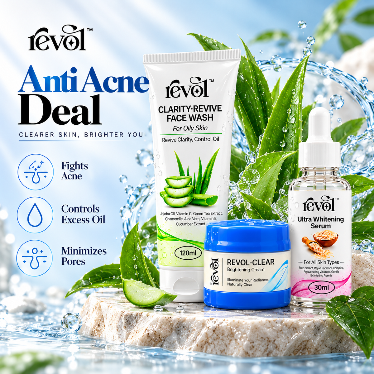 Anti Acne Deal – Clearer, Fresher & Balanced-Looking Skin