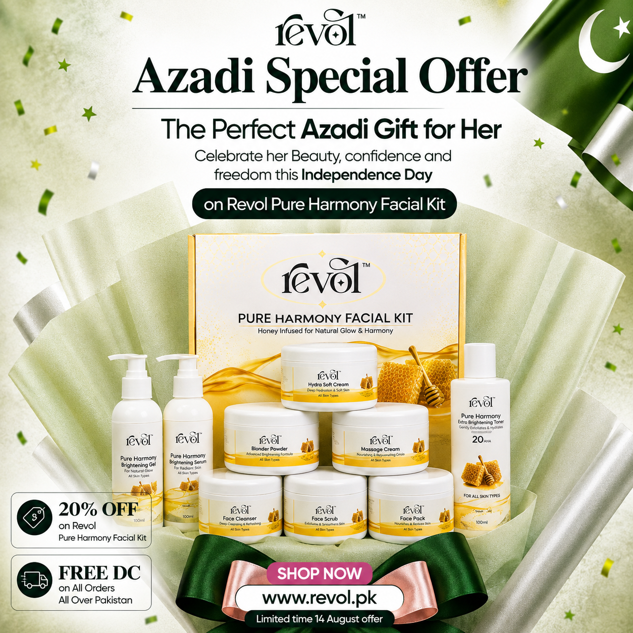 Pure harmony Facial Kit - "Small"- Azadi Sale