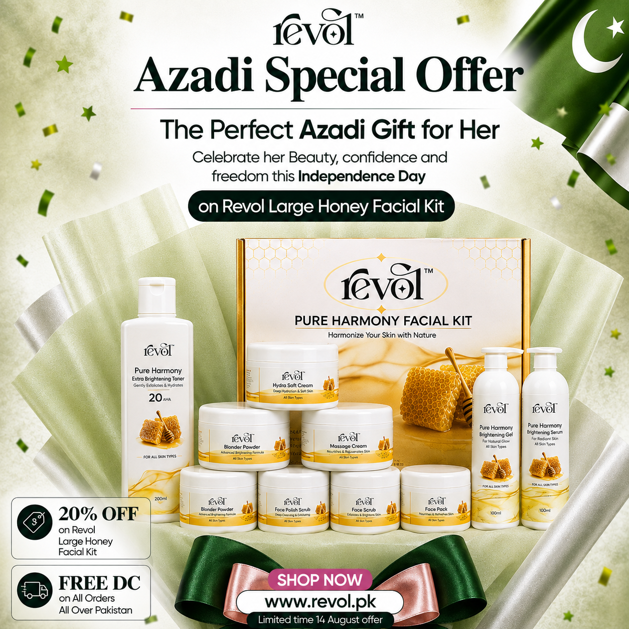 Pure harmony Facial Kit - "Large" - Azadi Sale