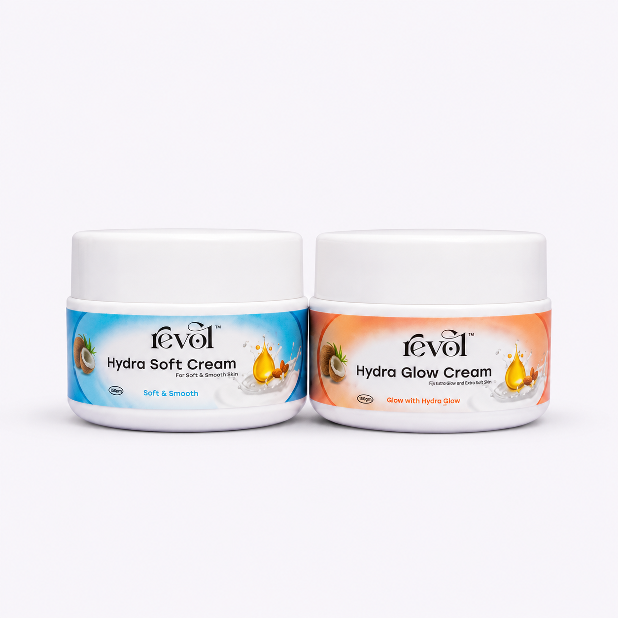 Hand & Feet Creams Pair: Hydra Glow + Hydra Soft