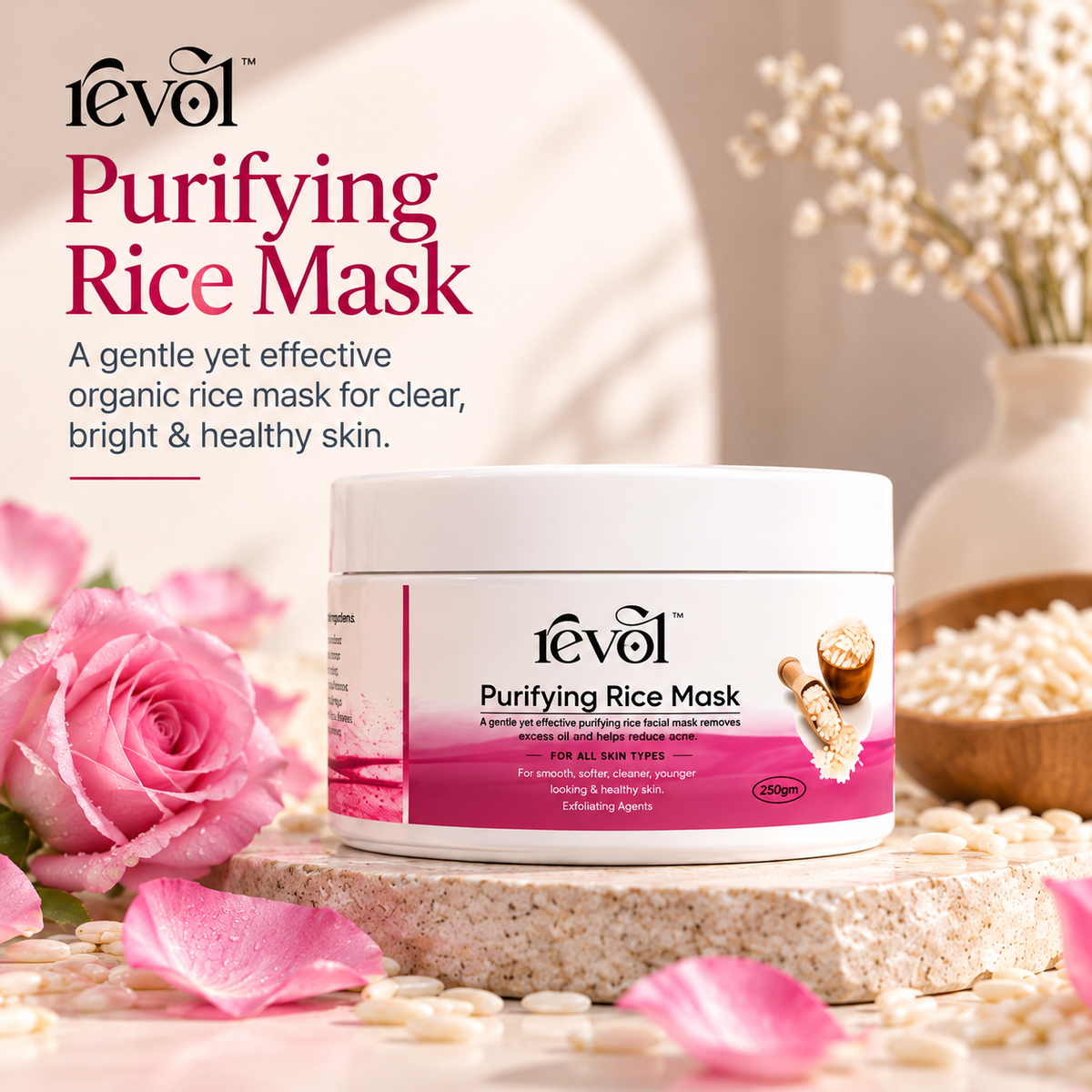 Purifying Rice Mask