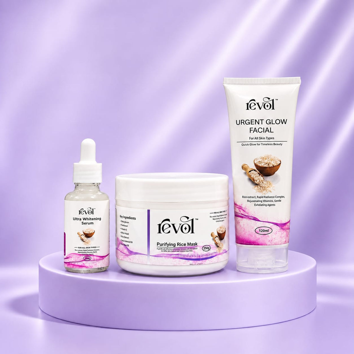 Rice Glow Bundle – Korean Glass Skin Routine